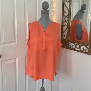 Orange blouse